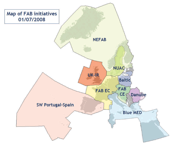 Map of FAB initiatives 01/07/2008