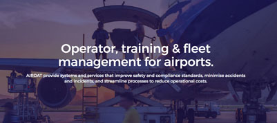 New brand. New site. New services. - AIRDAT brings operator, training and fleet management for airports right up to date