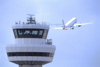 Air traffic control services at Gatwick Airport transferred to ANS