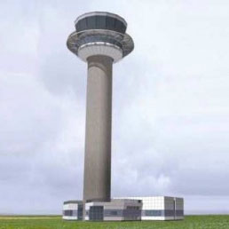 Artists impression of new Manchester Airport control tower