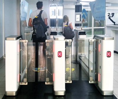 Aruba installs automated Border Control eGates