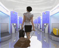 ICM Airport Technics Bag Drop Lady