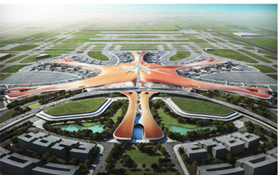 Design of the terminal 1 of the new Beijing Airport
