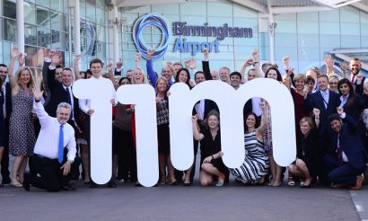 History made at Birmingham Airport as it records 11m passengers in 12 months