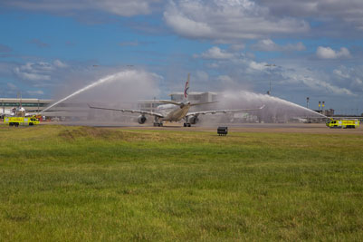 China Eastern touches down at Brisbane 