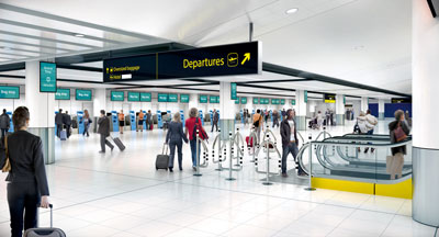 Gatwick Airport to open world’s largest self-service bag drop zone