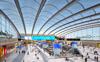 Proposed new railway station at Gatwick Airport