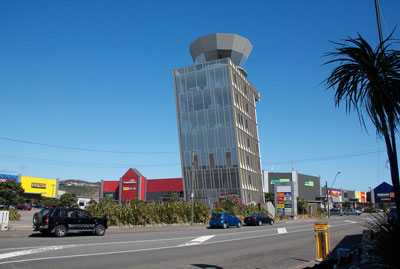Leaning control tower approved at Wellington Airport
