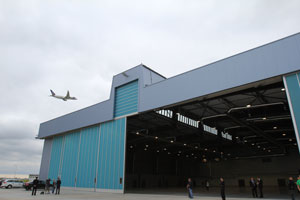 New hangar at Chopin Airport