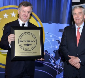 Paris-Charles de Gaulle airport awarded at Skytrax World Airport Awards 2015