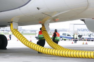 Pre Conditioned Air being used at Heathrow Airport