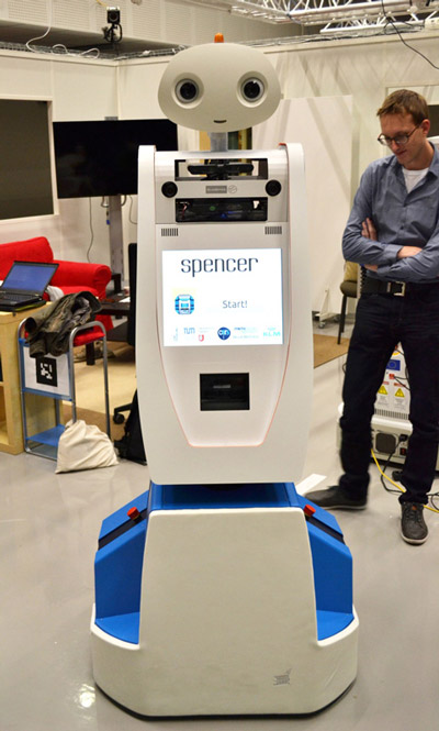 SPENCER robot to assist passengers at Schiphol Airport