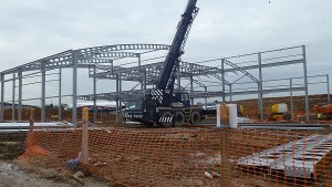 Terminal under construction