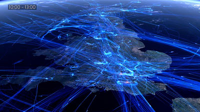 Traffic in UK airspace continues to grow over summer holiday months