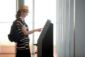 US air travellers: happy when using self-service check-in