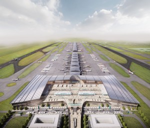 Vision for Gatwick Airport expansion unveiled by leading UK architect