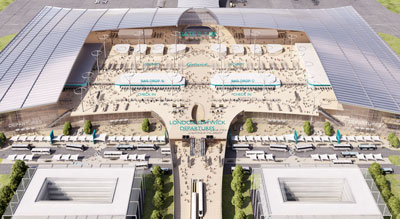 Vision for Gatwick Airport expansion unveiled by leading UK architect