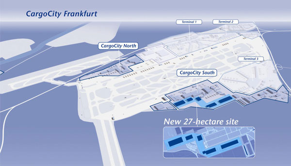 Plan of Frankfurt CargoCity
