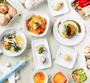 Korean air vegan food