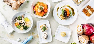 Korean air vegan food