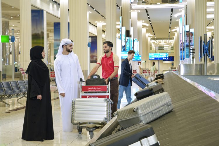 Emirates baggage handling