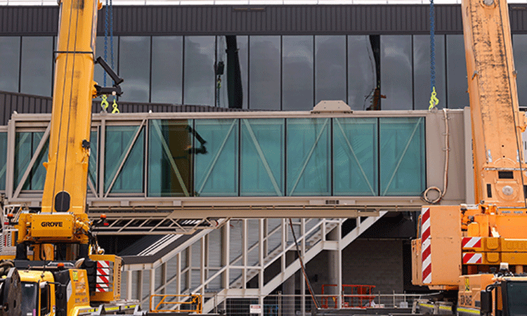 Gold Coast Airport installs four aerobridges as part of terminal expansion