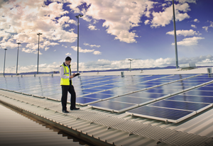 Powered by the sun - Adelaide Airport