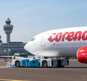 Amsterdam Airport Schiphol trials sustainable aircraft taxiing