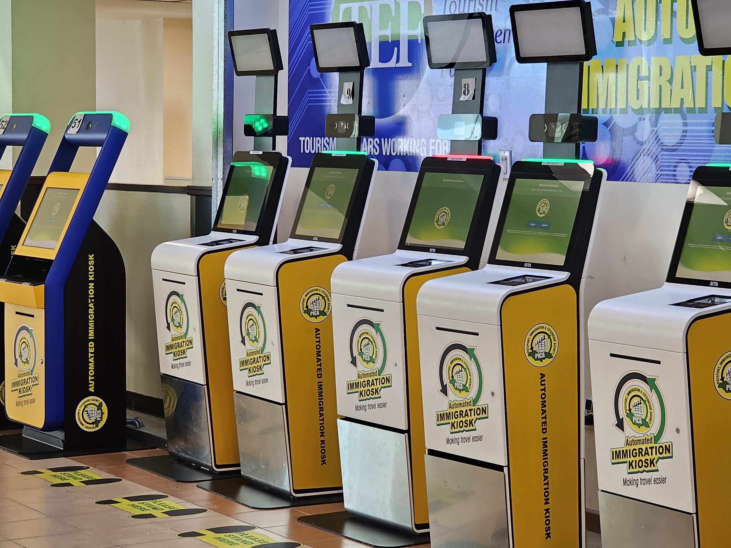 Sangster International Airport biometric