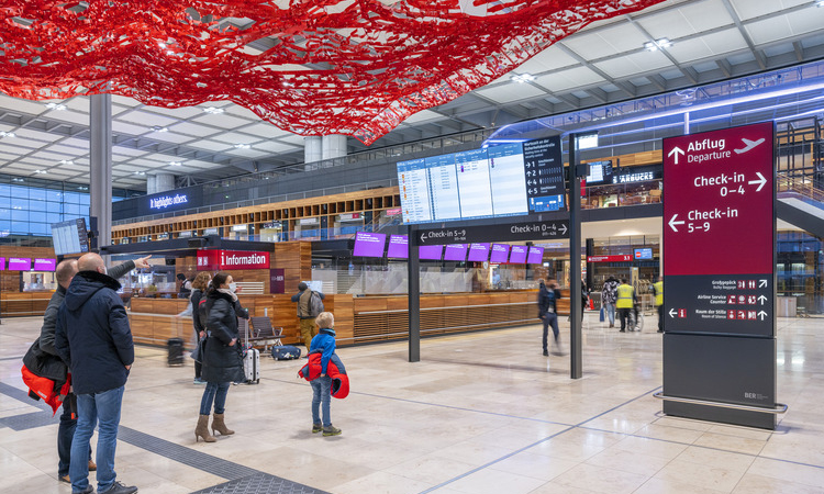 Berlin Airport terminal