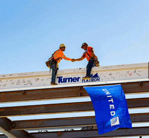 “topping out” of gate expansion project