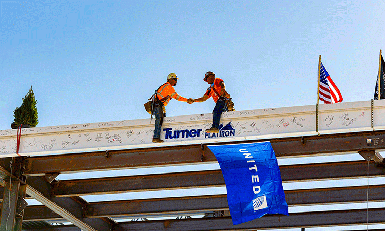 “topping out” of gate expansion project