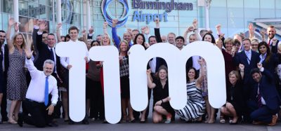 History made at Birmingham Airport as it records 11m passengers in 12 months