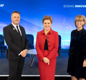 First Minister attends Boeing Innovation Forum at Glasgow Airport