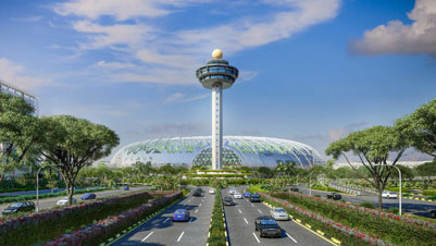 Singapore Changi Airport breaks new ground with Jewel