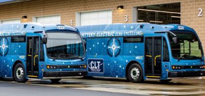 Charlotte Douglas Airport adds five electric buses to passenger transportation fleet