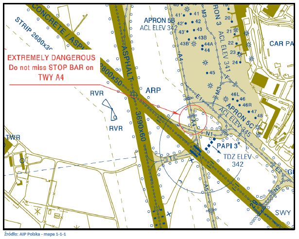 Chopin Airport opens new rapid exit taxiway