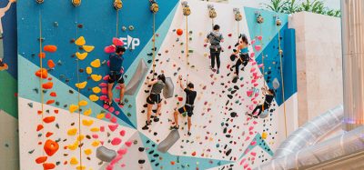 Climbers can challenge themselves with over 20 different climbing routes ranging in difficulty from beginner to intermediate levels