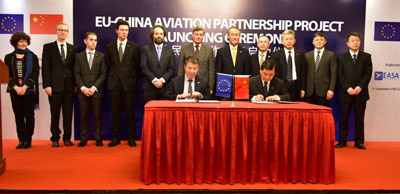 Cooperation leads to EU-China Aviation Partnership Project