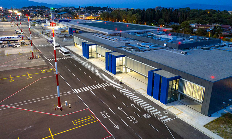 Corfu Airport Greece