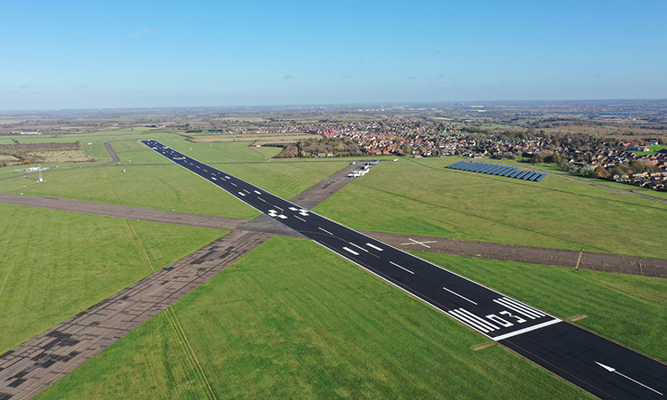 Cranfield Airport's runway