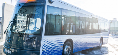 Prototype eco-friendly electric bus trialled at Vilnius Airport