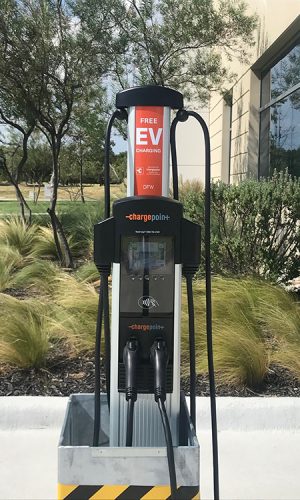 DFW EV charging point