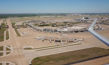 Arial view of Dallas/Fort Worth International Airport
