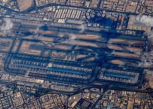 Dubai Airport passenger traffic