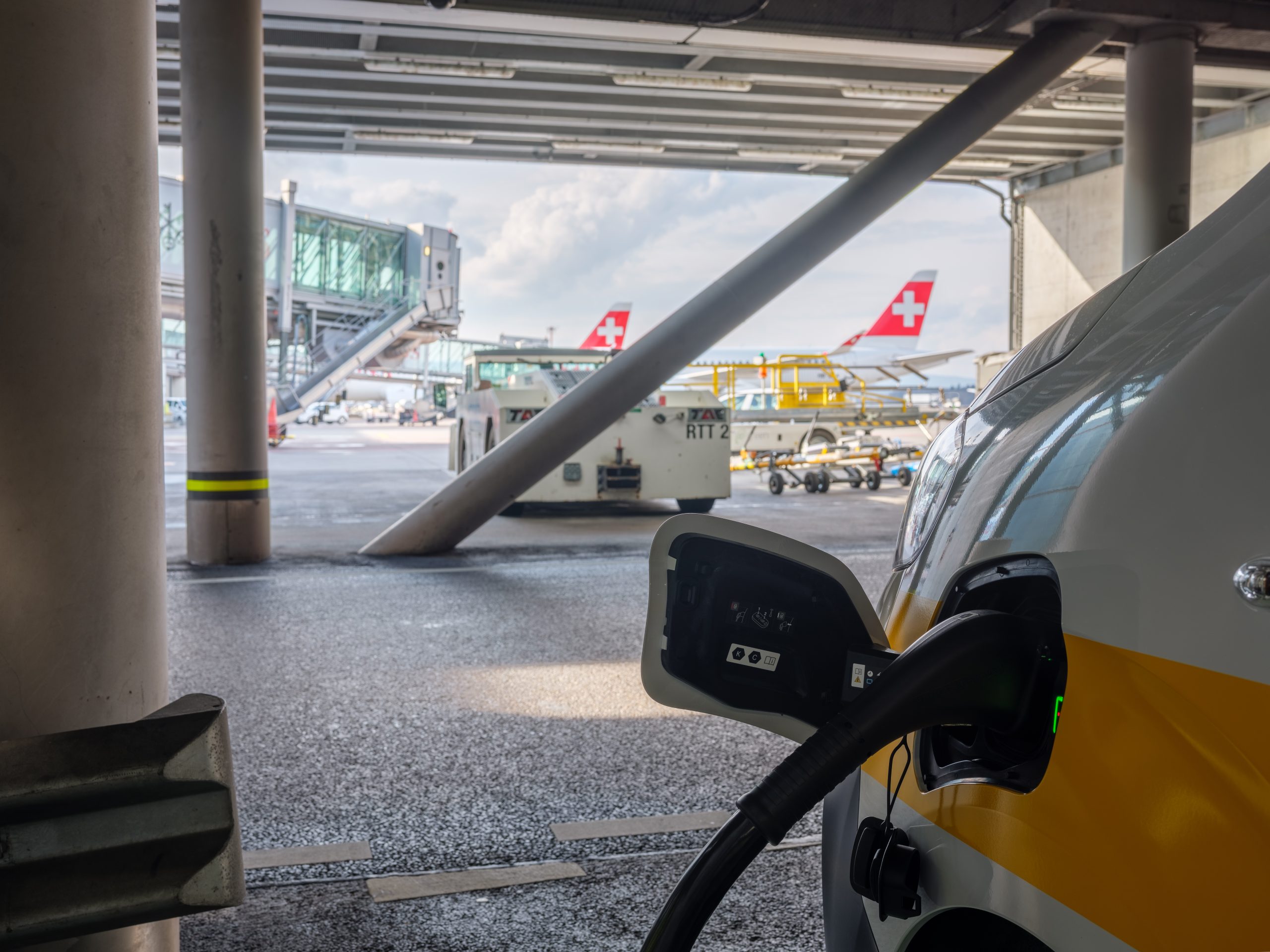 Zurich Airport electric station