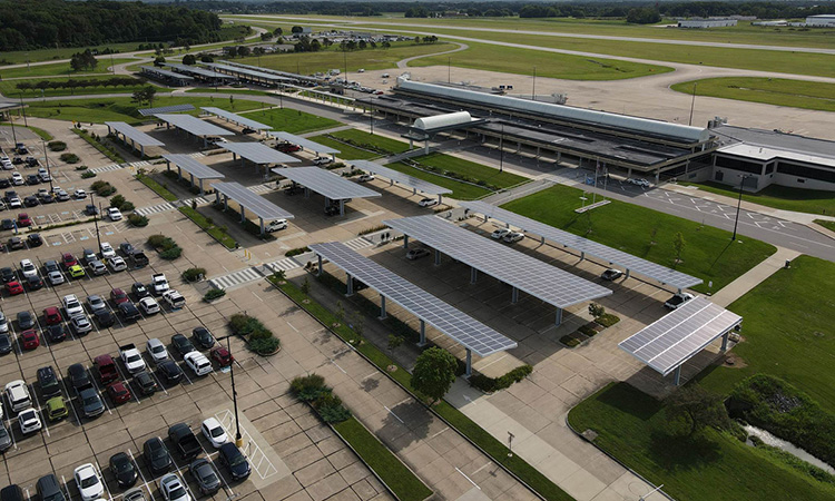 Utilising solar energy to deliver on sustainability goals at EVV Airport