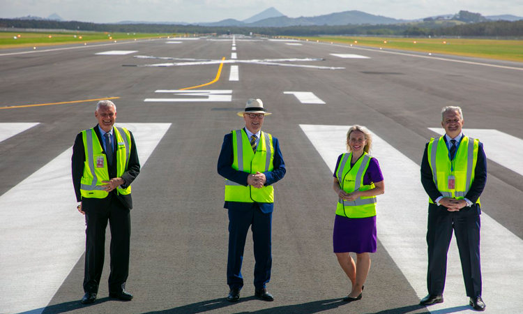 Sunshine Coast Airport officially opens new runway