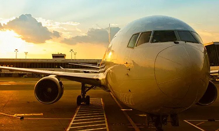 Louisville (SDF) Airport // Sunset Baggage Tag - Louisville