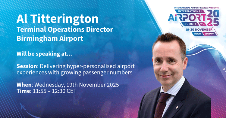 International Airport Summit takes a look at one of this year’s speakers – Al Titterington, Terminal Operations Director at Birmingham Airport (BHX) – and what he will be discussing during the session panel ‘Delivering hyper-personalised airport experiences with growing passenger numbers’ on Day 1 of the summit.